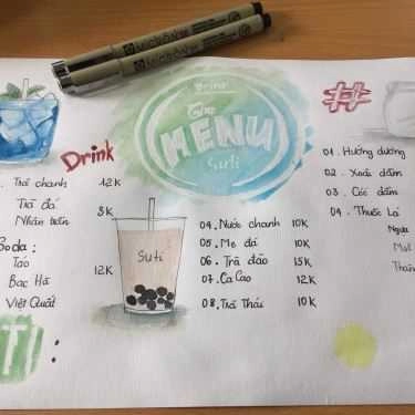 Thực đơn- Cafe Trà Chanh SuTi - Quảng Trường Võ Nguyên Giáp