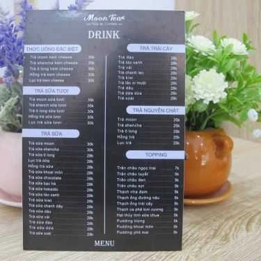 Thực đơn- Cafe Trà Sữa Moon Tea