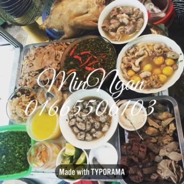 Món ăn- Quán Ăn Min Ngan - Bún Ngan & Miến Trộn