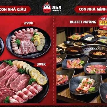 Thực đơn- Nhà Hàng Aka House - Quán Nướng Nhật Bản - Vincom Plaza