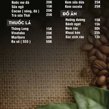 Thực đơn- Ảnh Cafe & Tea 18
