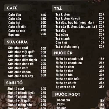 Thực đơn- Ảnh Cafe & Tea 18