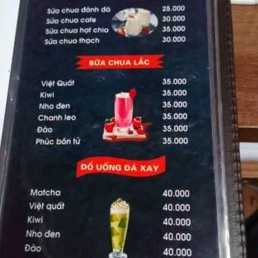 Thực đơn- Aucostic Coffee