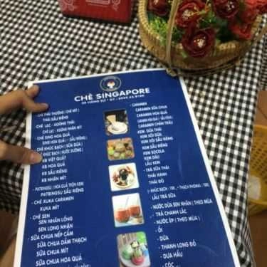 Thực đơn- Cafe Chè Singapore - Hàng Sứ