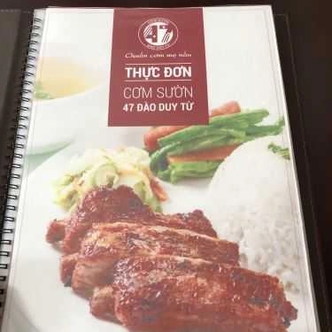 Thực đơn- Nhà Hàng Cơm Sườn 47 Đào Duy Từ - Vincom Thanh Hoá
