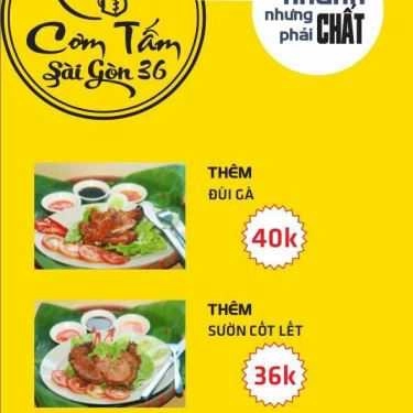 Thực đơn- Nhà Hàng Cơm Tấm Sài Gòn 36