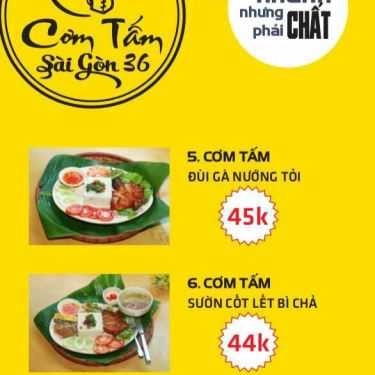 Thực đơn- Nhà Hàng Cơm Tấm Sài Gòn 36