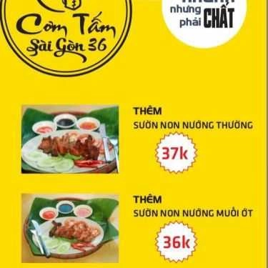 Thực đơn- Nhà Hàng Cơm Tấm Sài Gòn 36