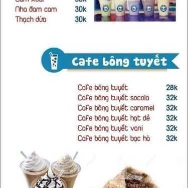 Thực đơn- Cookies Coffee
