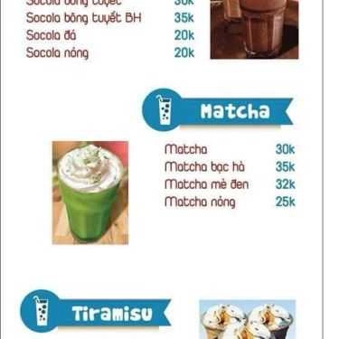 Thực đơn- Cookies Coffee