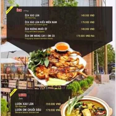 Thực đơn- Nhà Hàng Cowboys Beer