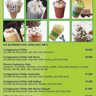 Thực đơn- Emotion Coffee