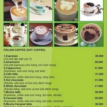 Thực đơn- Emotion Coffee