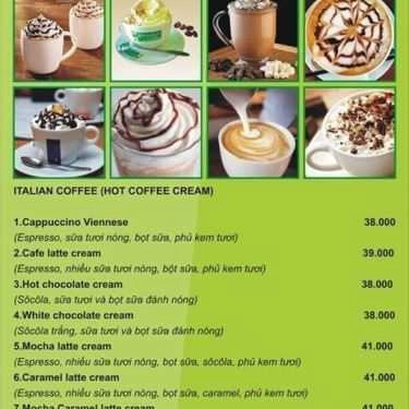 Thực đơn- Emotion Coffee
