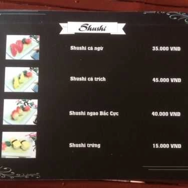 Thực đơn- Quán Ăn Fuji Shushi - Món Ăn Hàn Nhật