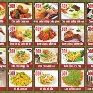 Thực đơn- Gattino Cafe - Phan Bội Châu