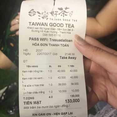Tổng hợp- Cafe Taiwan Good Tea