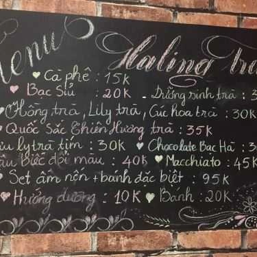 Thực đơn- Cafe Haling Trà - Trà Hoa & Trà Thảo Mộc