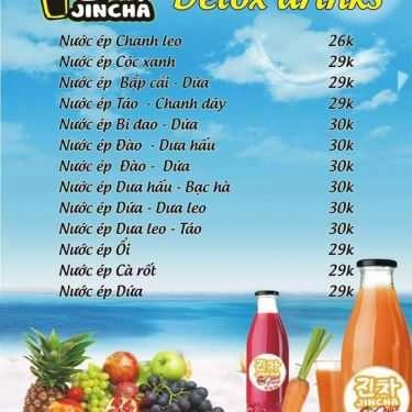 Thực đơn- Quán Ăn Jincha - Trà Sữa, Kimbap, Tokbokki - Hạc Thành