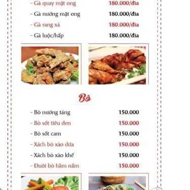 Thực đơn- Nhà Hàng Keeng 886 - Lẩu Các Loại