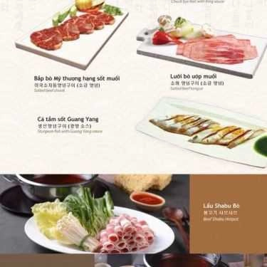 Thực đơn- Cafe King BBQ - Vua Nướng Hàn Quốc