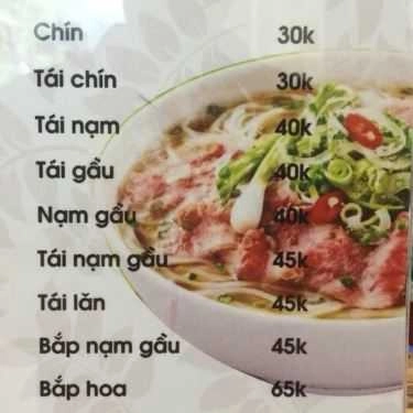 Thực đơn- Quán Ăn Lẩu Phố - Trường Thi
