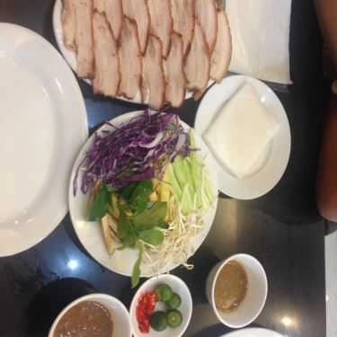 Món ăn- Quán Ăn Linh Béo - Bánh Tráng Cuốn Thịt Heo