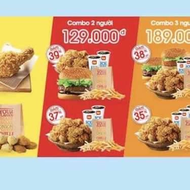Thực đơn- Nhà Hàng Lotteria - Vincom Plaza