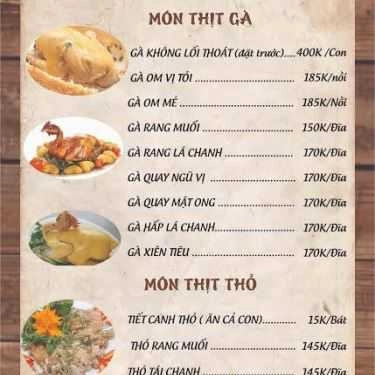 Thực đơn- Nhà Hàng Cây Đa Trắng - Ngỗng 9 Món