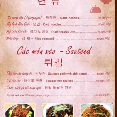 Thực đơn- Nhà Hàng Hàn Quốc Changmin