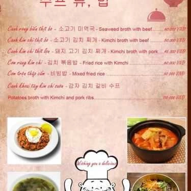 Thực đơn- Nhà Hàng Hàn Quốc Changmin