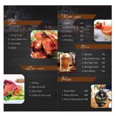 Thực đơn- Nhà Hàng Hưởng Quán - Vua Cá Hồi & Gà Đồi