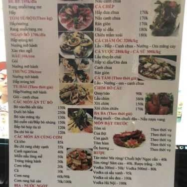 Thực đơn- Nhà Hàng Hương Quê