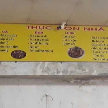 Thực đơn- Quán Ăn Phúc Thịnh - Cơm, Bún & Các Món Nhậu