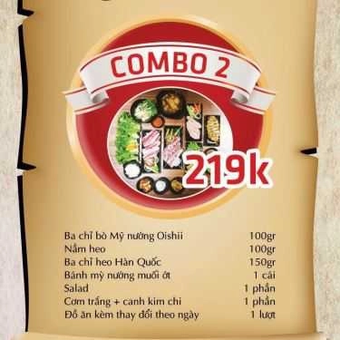 Thực đơn- Nhà Hàng Oishii BBQ - Lẩu Nướng Không Khói Nhật Hàn