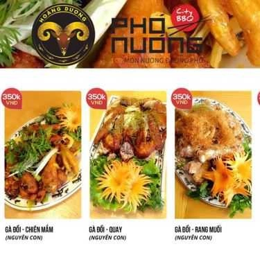 Thực đơn- Nhà Hàng Phố Nướng - 100 Món Nướng Đường Phố