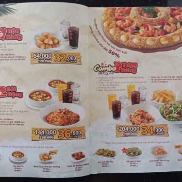 Thực đơn- Nhà Hàng Pizza Hut - Vincom Shophouse