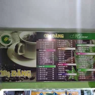 Thực đơn- Ride Coffee