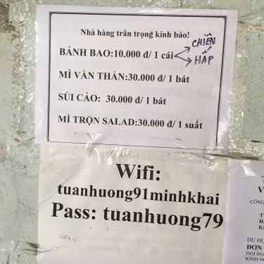 Tổng hợp- Quán Ăn Tân Phúc - Mì Vằn Thắn