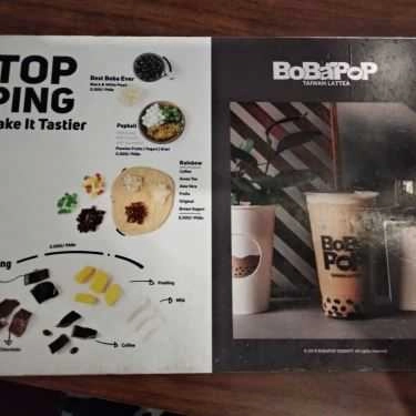 Thực đơn- Cafe Trà Sữa Bobapop - Trần Phú