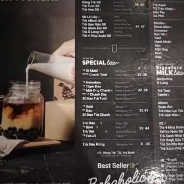 Thực đơn- Cafe Trà Sữa Bobapop - Trần Phú