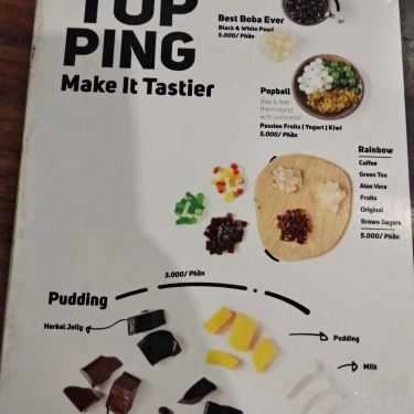 Thực đơn- Cafe Trà Sữa Bobapop - Trần Phú