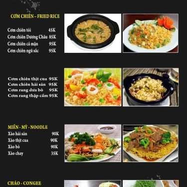 Thực đơn- Nhà Hàng Vũ Gia Viên - Tinh Hoa Ẩm Thực Việt