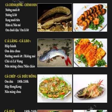 Thực đơn- Nhà Hàng Vũ Gia Viên - Tinh Hoa Ẩm Thực Việt