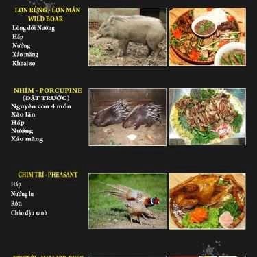 Thực đơn- Nhà Hàng Vũ Gia Viên - Tinh Hoa Ẩm Thực Việt