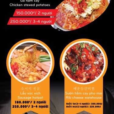 Thực đơn- Nhà Hàng Wang Chicken - Vua Gà Hàn Quốc