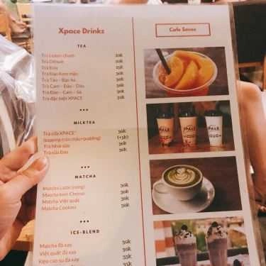 Thực đơn- Xpace Coffee