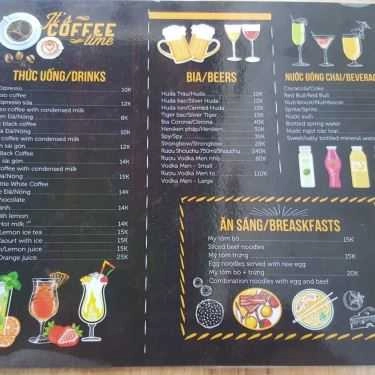 Thực đơn- Quán Nhậu 1988 Coffee & Beer