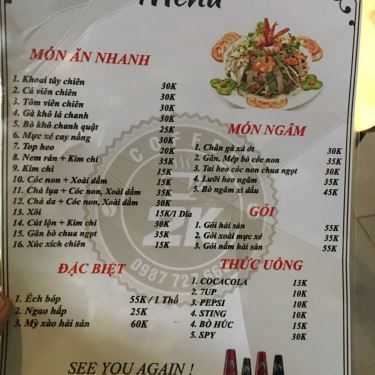 Thực đơn- 2K Coffee & Milk Tea