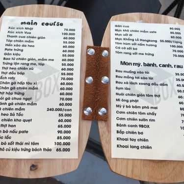 Thực đơn- Nhà Hàng 9 Box Coffee & Restaurant